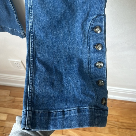 Anthropologie Pilcro and the Letterpress High-Rise BootCut Jeans sz 27 flare - Picture 3 of 10